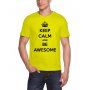 Marškinėliai Keep awesome Marškinėliai Keep awesome